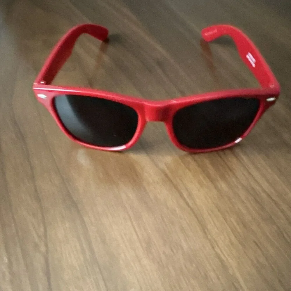Coca-Cola Red Sunglasses UV Protection Pre Owen Great Condition
